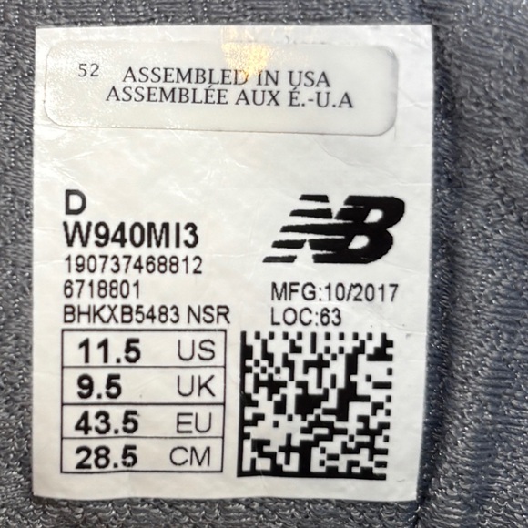 New Balance 940v3 running shoes women’s size 11.5 - Picture 11 of 13